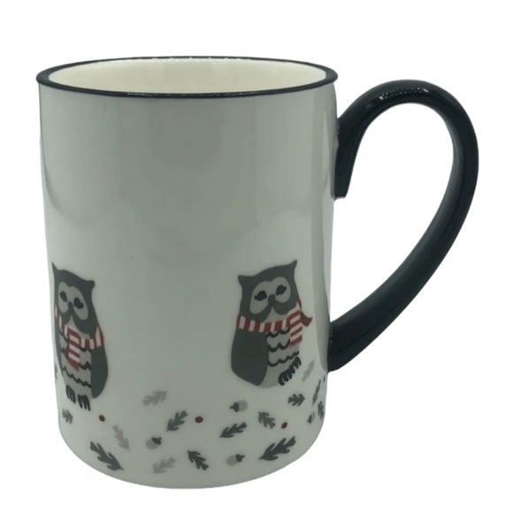 Martha Stewart Collection for Macy's Winter Owl Coffee Mug - Picture 1 of 7